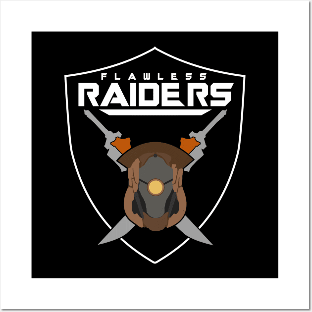 Flawless Raiders Wall Art by Planetarydesigns